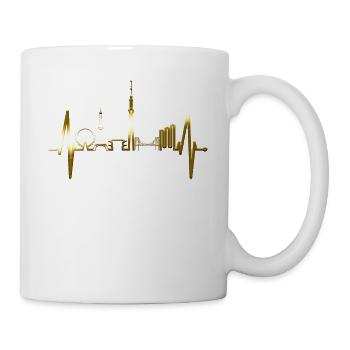 Tokyo Skyline Heartbeat Japan Heart I Love Tokyo - Mug - white - Right