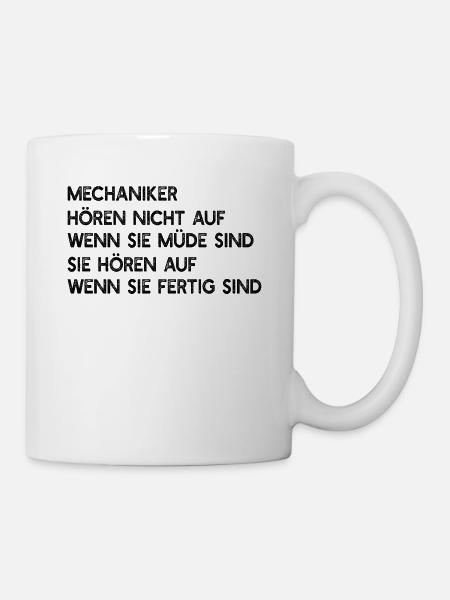 Kfz-Mechaniker Automechaniker Kfz Schrauber - Tasse - Weiß