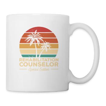 Vintage-Rehabilitationsberater Beratung - Tasse - Weiß - Rechts