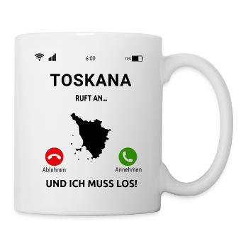 Toskana Italien Toscana Urlaub Venedig - Tasse - Weiß - Rechts