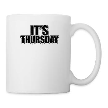 Grunge Thursday Black Weekly Prank Funny Graphics - Mug - white - Right