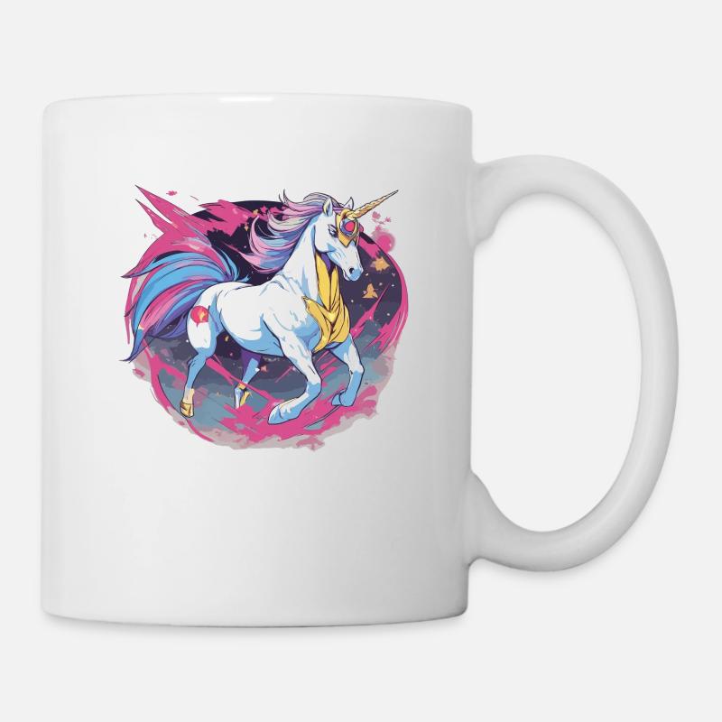 Einhorn Superheld Einhörner Einhorn Baby Unicorn - Tasse - Weiß