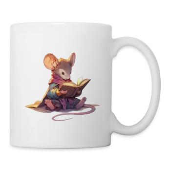 Leidenschaftlicher Leser Leserin Leseratte - Tasse - Weiß - Rechts