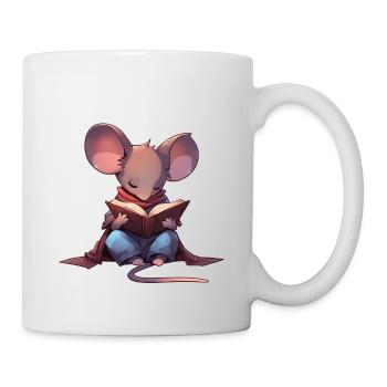 Leidenschaftlicher Leser Leserin Leseratte - Tasse - Weiß - Rechts