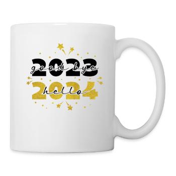 Fête du Nouvel An Bonne année 2024 - Mug blanc - blanc - Droite