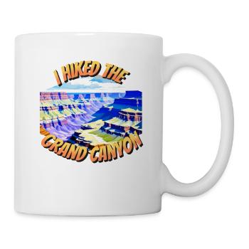 J’ai fait de la randonnée dans le Grand Canyon Arizona Men Women - Mug blanc - blanc - Droite
