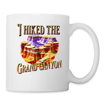 J’ai fait de la randonnée dans le Grand Canyon Arizona Men Women - Mug blanc - blanc - Droite
