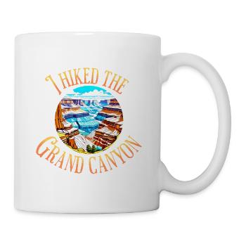 J’ai fait de la randonnée dans le Grand Canyon Arizona Men Women - Mug blanc - blanc - Droite