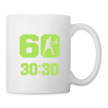 I'm Not 60 I'm 30:30 Racket Sport Tennis - Tasse - Weiß - Rechts