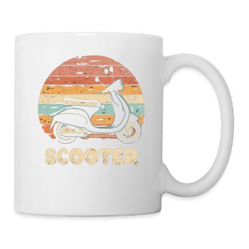 Scooter Motorroller Mofa Moped Roller - Mug - white - Right