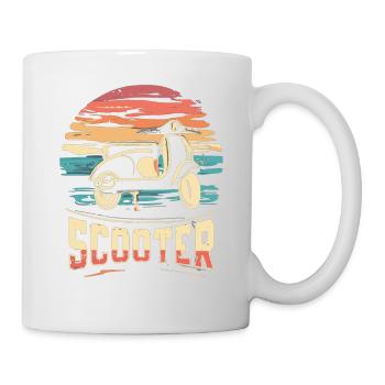 Scooter Motorroller Mofa Moped Roller - Mug - white - Right