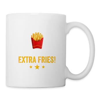 Exercise I Thought You Said Extra Fries - Mug blanc - blanc - Droite
