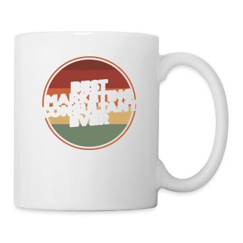 Vintage Bester Marketingberater aller Zeiten - Tasse - Weiß - Rechts