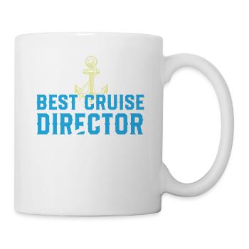 Cruise Ship Tour Best Cruise Director Funny - Tasse - Weiß - Rechts