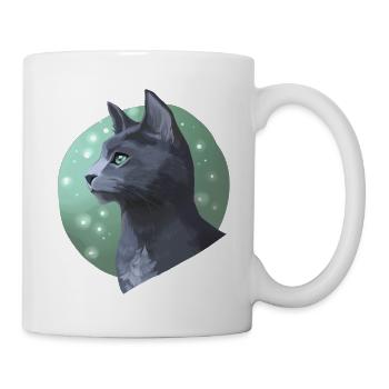 Needletail Needle Tail Warrior Cats Grey Cat - Mug - white - Right