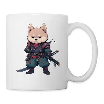 Asia Corki Japanese Samurai Samurai - Mug - white - Right