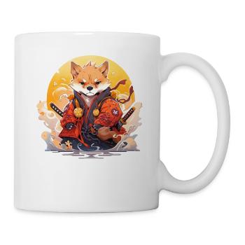 Asia Corki Japanese Samurai Samurai - Mug - white - Right