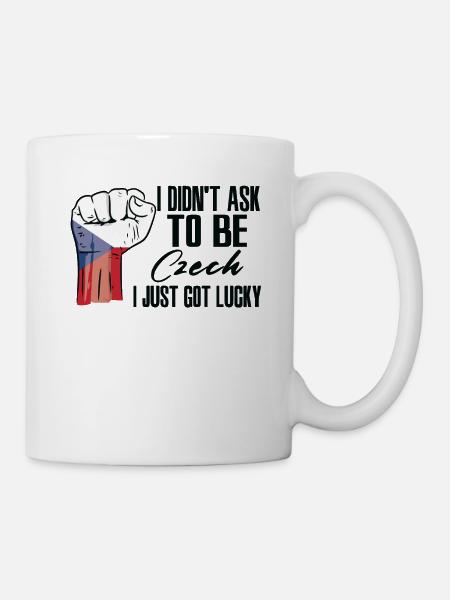 Tschechischer Stolz Tschechische Flagge Gewachsen - Tasse - Weiß