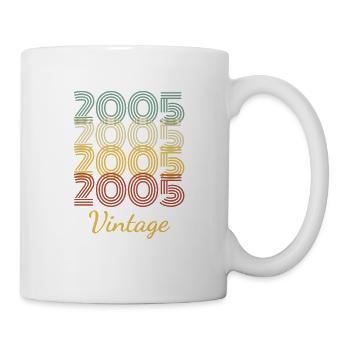 Vintage Birthday Gift Born In 2005 Slogan - Mug - white - Right