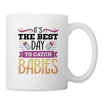 It's a beautiful day to be a Midwife - Tasse - Weiß - Rechts