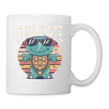Relaxed turtles Chill toad - Mug - white - Right