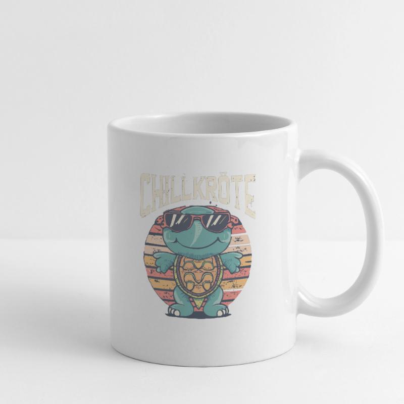 Relaxed turtles Chill toad Mug