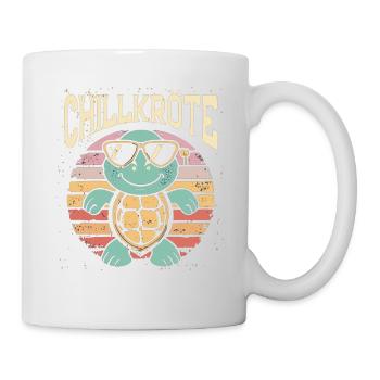 Relaxed turtles Chill toad - Mug - white - Right