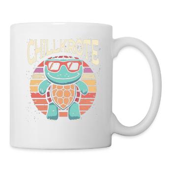 Relaxed turtles Chill toad - Mug - white - Right