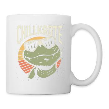 Relaxed turtles Chill toad - Mug - white - Right