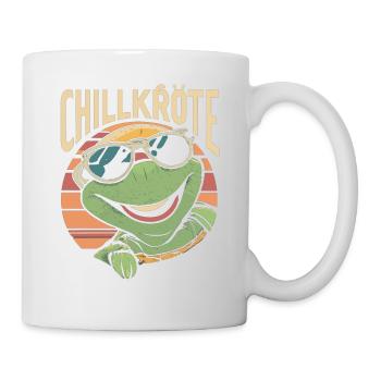 Relaxed turtles Chill toad - Mug - white - Right