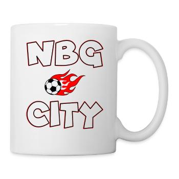 Nürnberg Fußball City - Tasse - Weiß - Rechts