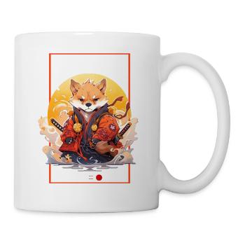 Asia Corki Japanese Samurai Samurai - Mug - white - Right