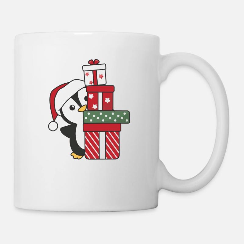 Pinguin Weihnachten Geschenk Winter Tiere Pinguin - Tasse - Weiß