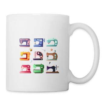 Yes, I really need all these sewing machines - Mug - white - Right