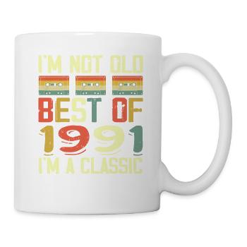 1991 I'm Not Old I'm Classic Vintage 1991 Birthday - Mug - white - Right