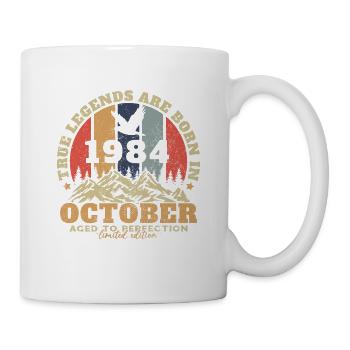 Original October 1984 vintage anniversary 1984 - Mug - white - Right