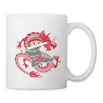 Attention I'm Nine - Mug - white - Right