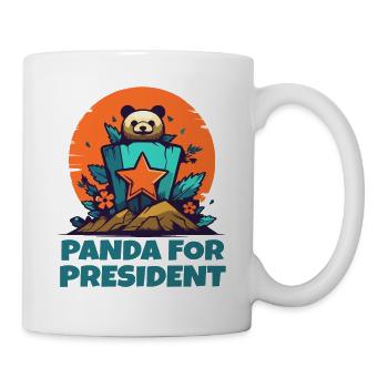 Panda for President - Mug - white - Right