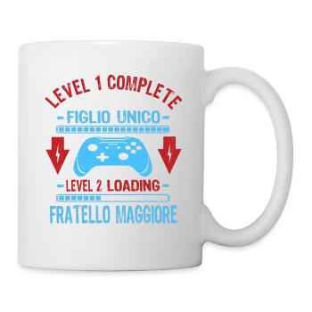 Fratello Maggiore Chargement Figlio Unico Complete - Mug blanc - blanc - Droite