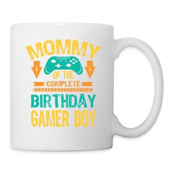 Maman de l’anniversaire Boy Gaming Family Party - Mug blanc - blanc - Droite