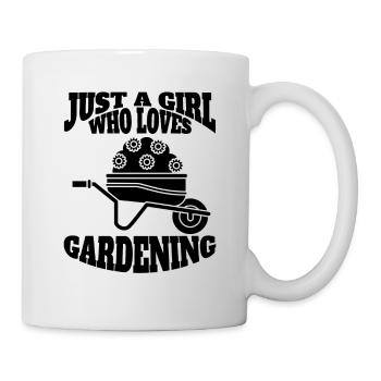 Hobbygärtner Garten Gärtner Obstgarten Geschenk - Tasse - Weiß - Rechts