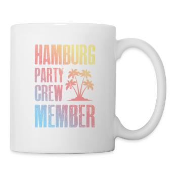 Hamburg Party Crew - Tasse - Weiß - Rechts