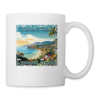 Flair estival à Puerto Plata: charme grunge de la - Mug blanc - blanc - Droite