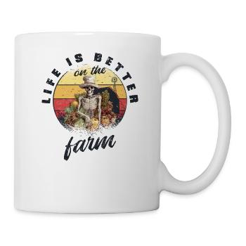 Jardinier Plante de jardin Dictons de l’agriculteur Vintage - Mug blanc - blanc - Droite
