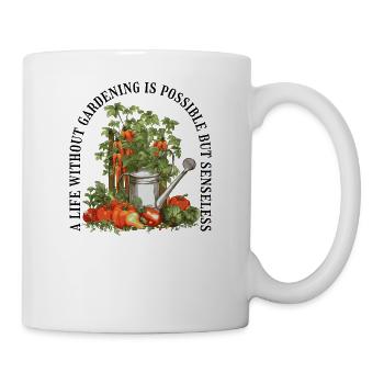 Gärtnerin Gartenpflanze Hobbygärtner Floristin - Tasse - Weiß - Rechts