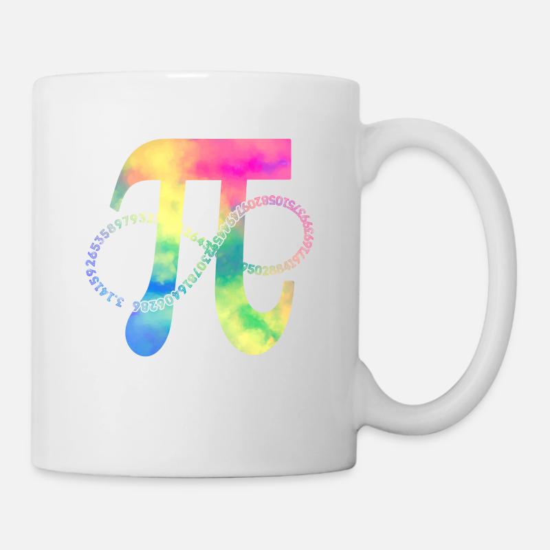 Numéro Pi drôle 3,141 Infinity Pi Day Drôle de geek - Mug blanc - blanc