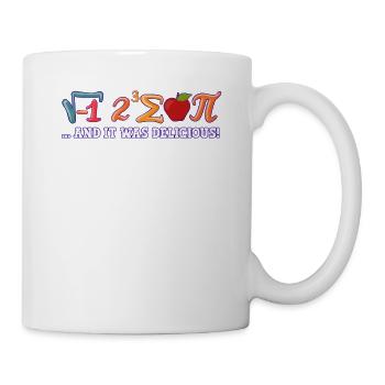 Pi Day Math Teacher Apple Pie Science - Mug - white - Right