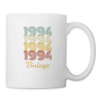 Vintage Birthday Gift Born In 1994 Slogan - Mug - white - Right