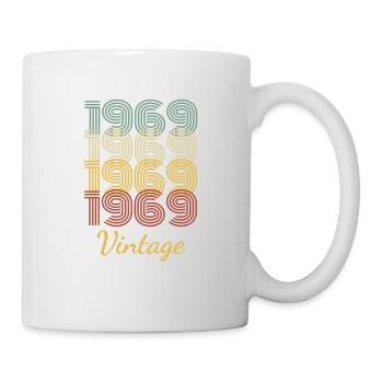 Vintage Birthday Gift Born In 1969 Slogan - Mug - white - Right