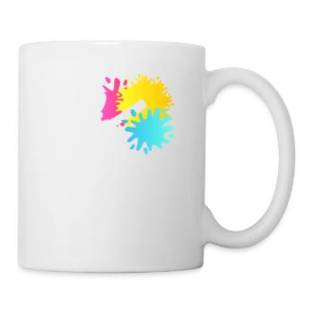 Paintball Gun Silhouette Airsoft Fan Painting - Mug - white - Right